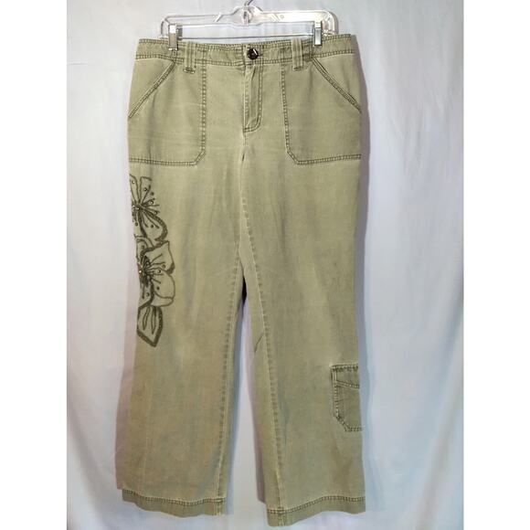Tint Green Jeans - Picture 1 of 6